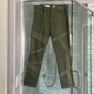 Anthropologie Pilcro and the Letterpress olive green jeans
